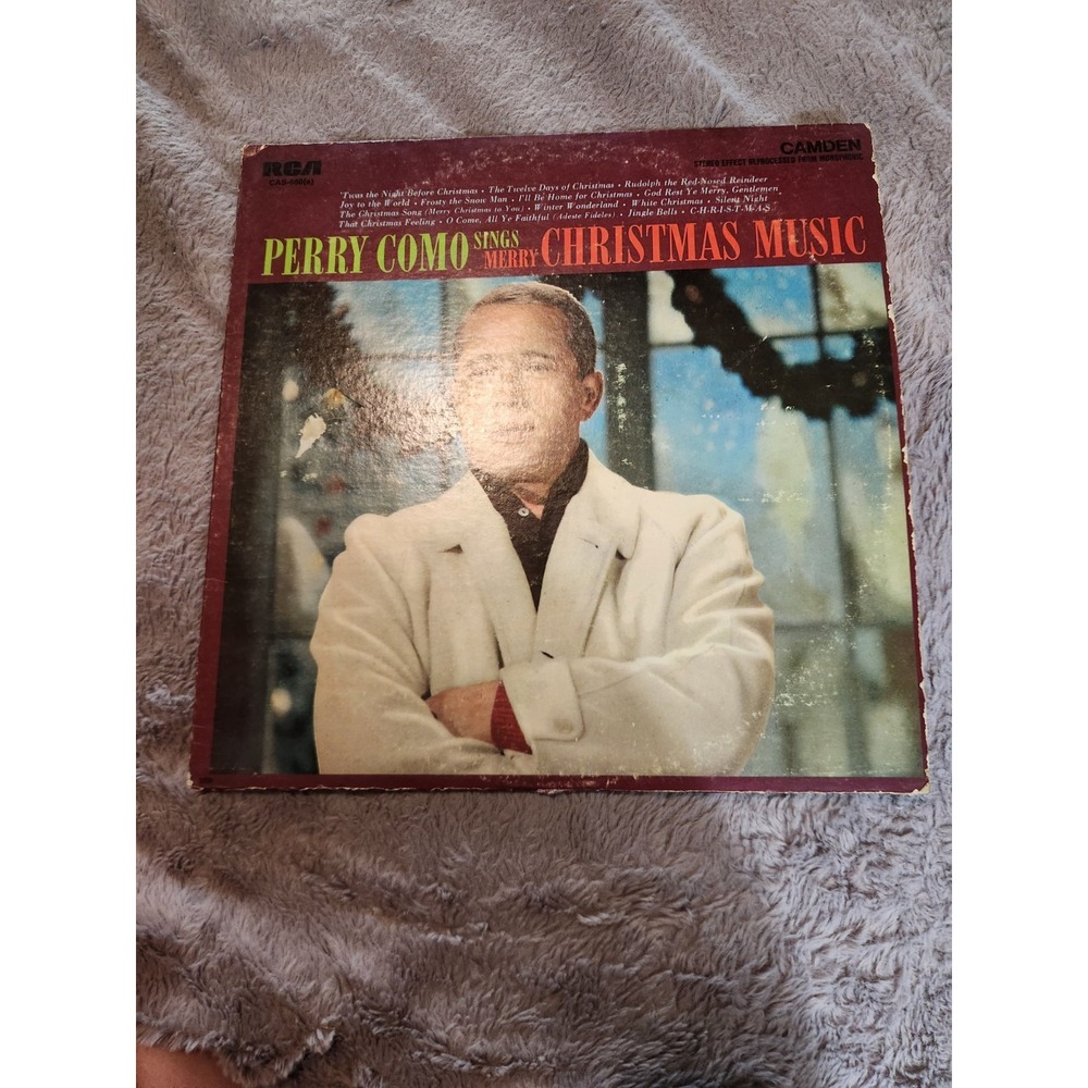 Perry Como sings Merry Christmas Music- Vinyl 1961